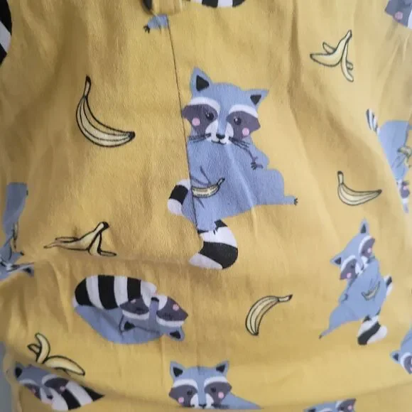 Kimberly Ravenous Raccoons size 4  XS Swing Dress by Collectif sheath open zip - Picture 5 of 14